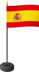 Tischflagge Spanien