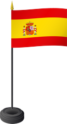 Drapeau de table, Espagne