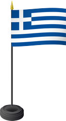 Drapeau de table, Grèce/Greece