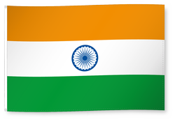 Drapeau pour décoration, Inde