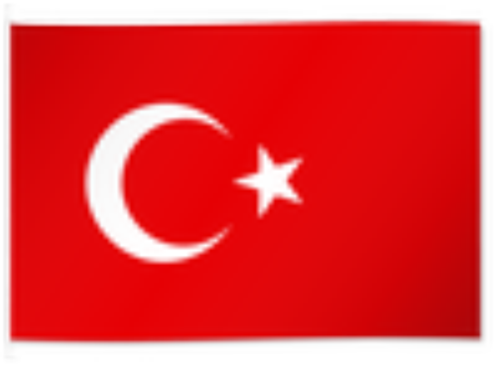 Fanion Turquie (Turkiye) Football - 9x11 Cm - Neuf 2024