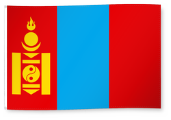 Drapeau pour décoration, Mongolie