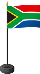 Tischflagge Südafrika