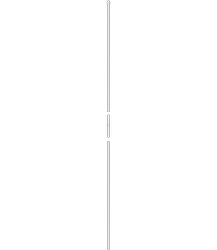 Hampe 2 x 1.25m avec pointe héraldique (ø28 mm)