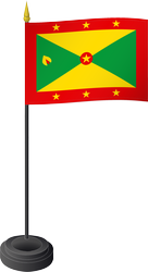 Tischflagge Grenada