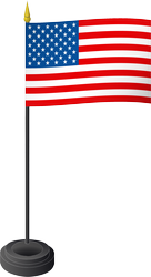 Tischflagge USA