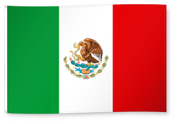 Drapeau pour décoration, Mexique