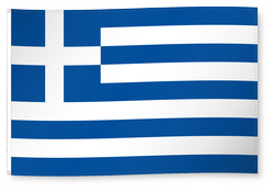 Drapeau pour décoration, Grèce/Greece