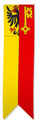 Drapeau pour candélabre PREMIUM 80 x 300 cm, Genève