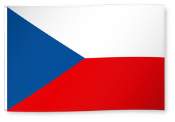 Drapeau pour décoration, République tchèque/Czech Republic