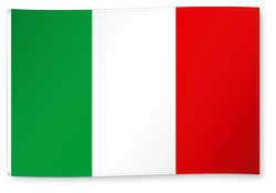 Drapeau pour décoration, Italie