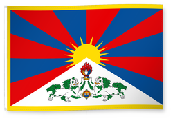 Drapeau pour décoration, Tibet