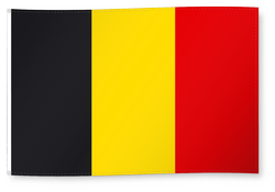 Dekofahne Belgien