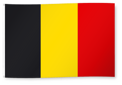 Drapeau pour décoration, Belgique