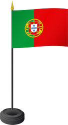 Tischflagge Portugal