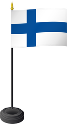 Tischflagge Finnland