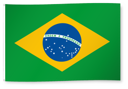 Drapeau pour décoration, Brésil/Brazil