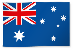 Drapeau pour décoration, Australie