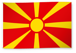 Drapeau pour décoration, Macédoine/Macedonia
