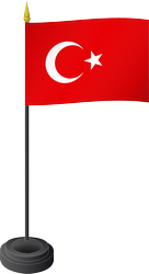 Drapeau de table, Turquie/Turkey