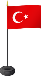 Tischflagge Türkei