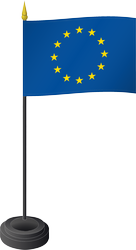 Drapeau de table, Union européenne