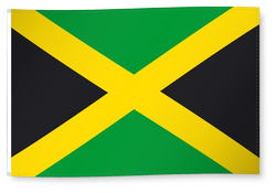 Drapeau pour décoration, Jamaïque/Jamaica