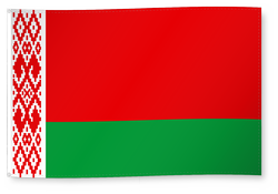 Drapeau pour décoration, Biélorussie/Belarus