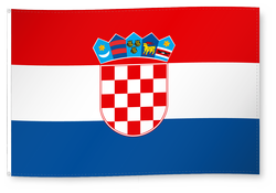 Drapeau pour décoration, Croatie