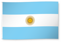 Drapeau pour décoration, Argentine