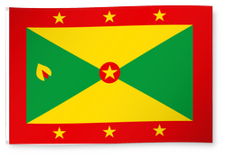 Drapeau pour décoration, Grenade