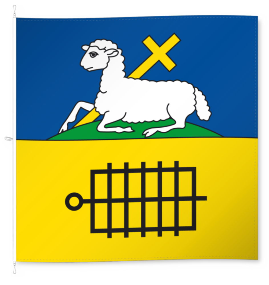 Fahne RueyresStLaurent FR Alpenfahnen AG