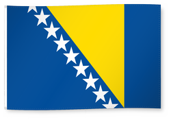 Drapeau pour décoration, Bosnie-Herzégovine/Bosnia and Herzegovina