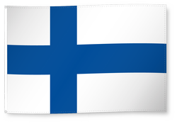 Dekofahne Finnland