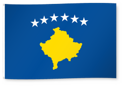 Drapeau pour décoration, Kosovo
