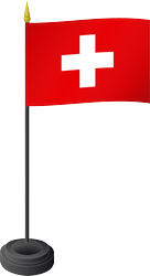 Drapeau de table, Suisse