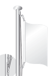 Hissmast DELUXE 10m mit Seilaussteller