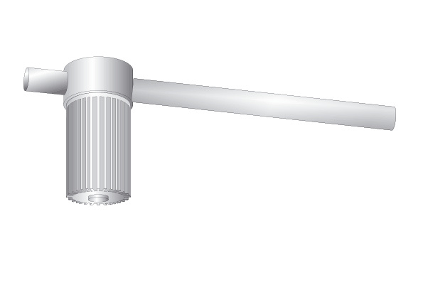  Drehausleger für Mast ø80mm und Fahnenbreite 100 cm 