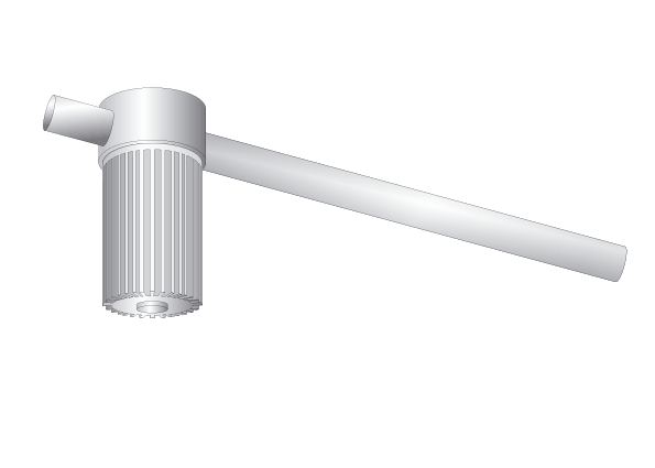  Drehausleger für Mast ø80mm und Fahnenbreite 150 cm 