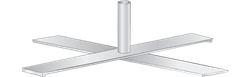 Klappkreuzfuss für Mast-ø 35 mm