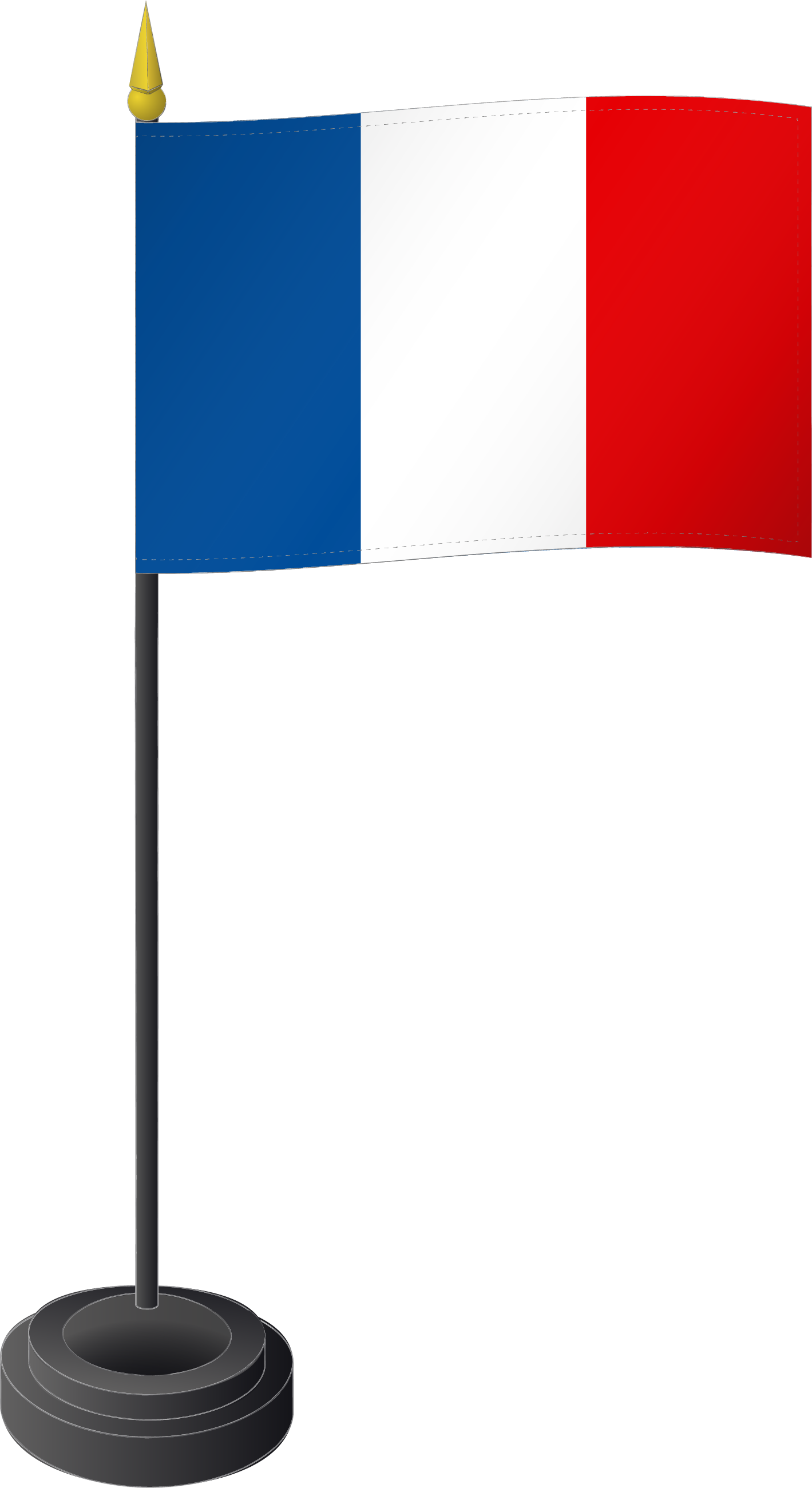  Tischflagge Frankreich 
