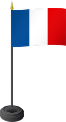 Tischflagge Frankreich