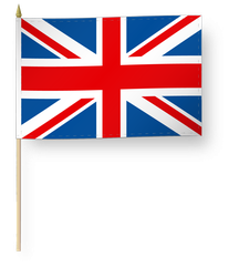 Stabfahne 45 x 30 cm, Grossbritannien