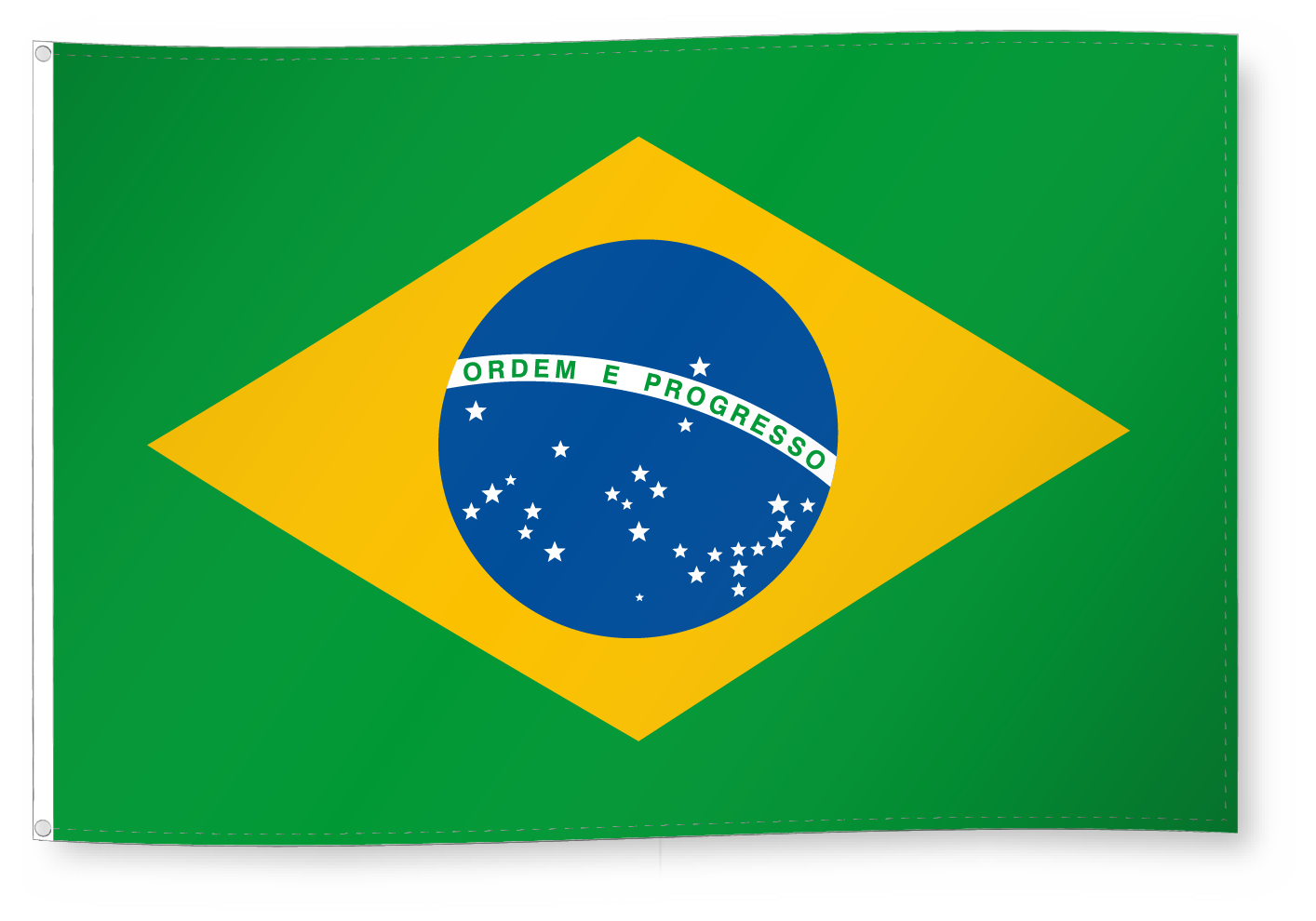 Fahne Dekofahne Brasilien 