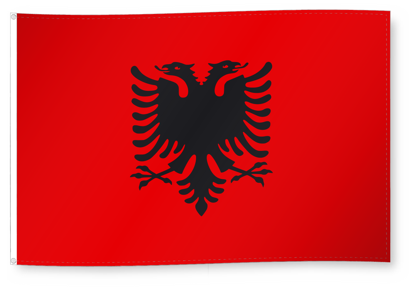 Drapeau Drapeau pour décoration, Albanie 