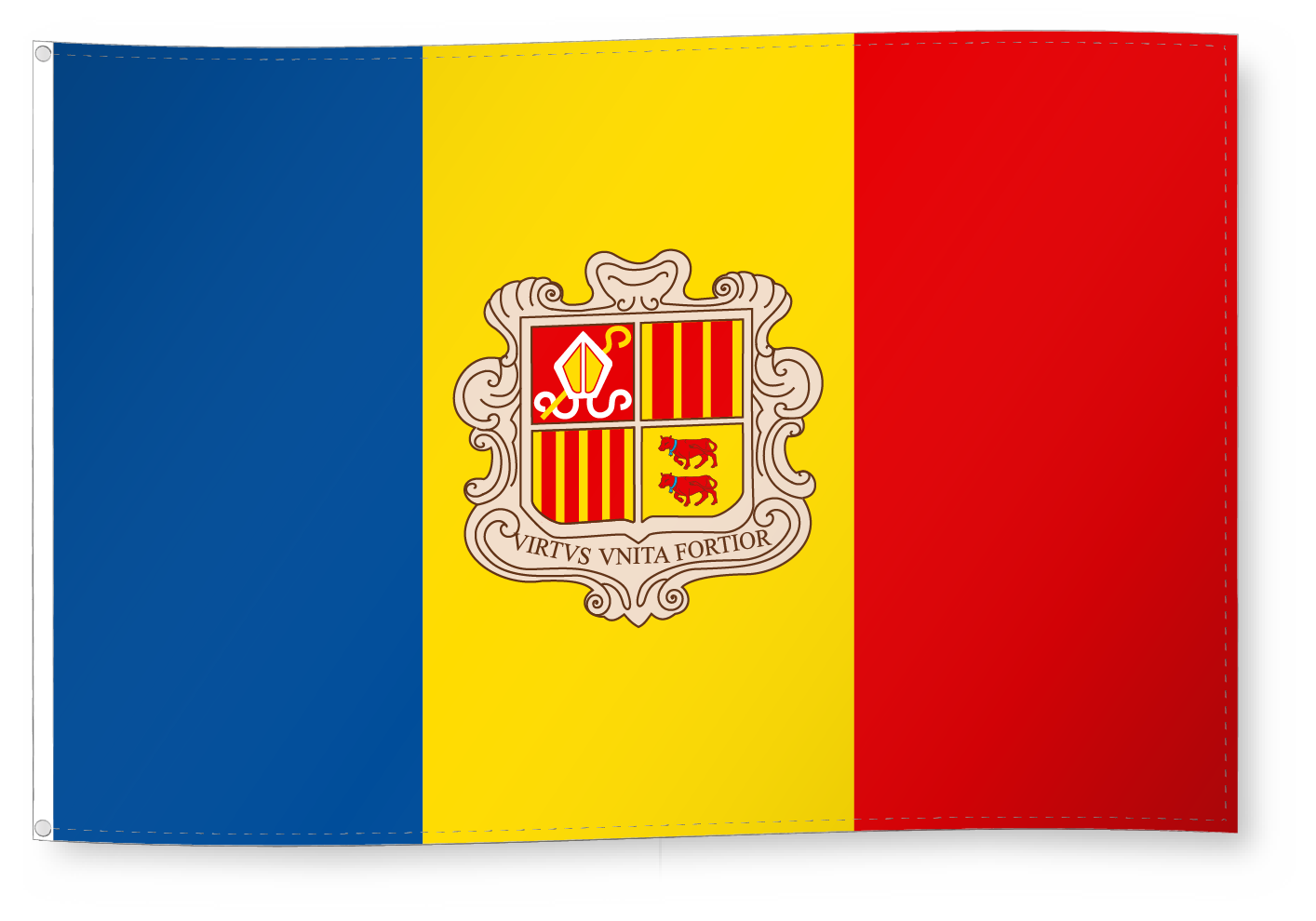 Fahne Dekofahne Andorra 