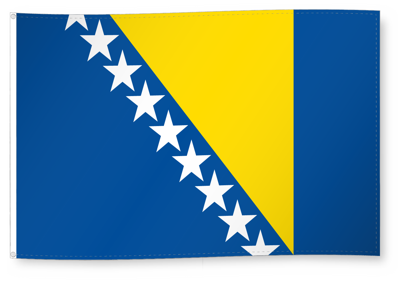 Drapeau Drapeau pour décoration, Bosnie-Herzégovine/Bosnia and Herzegovina 