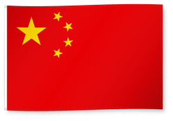Dekofahne China