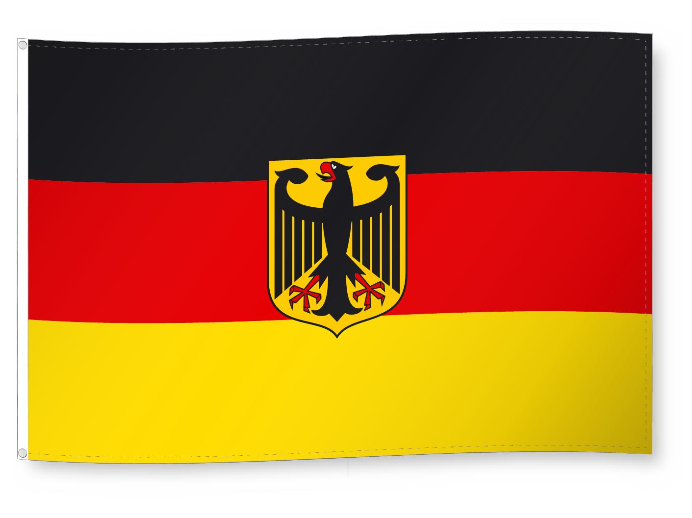 Drapeau Drapeau pour décoration, Allemagne avec aigle 