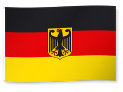 Dekofahne Deutschland mit Adler